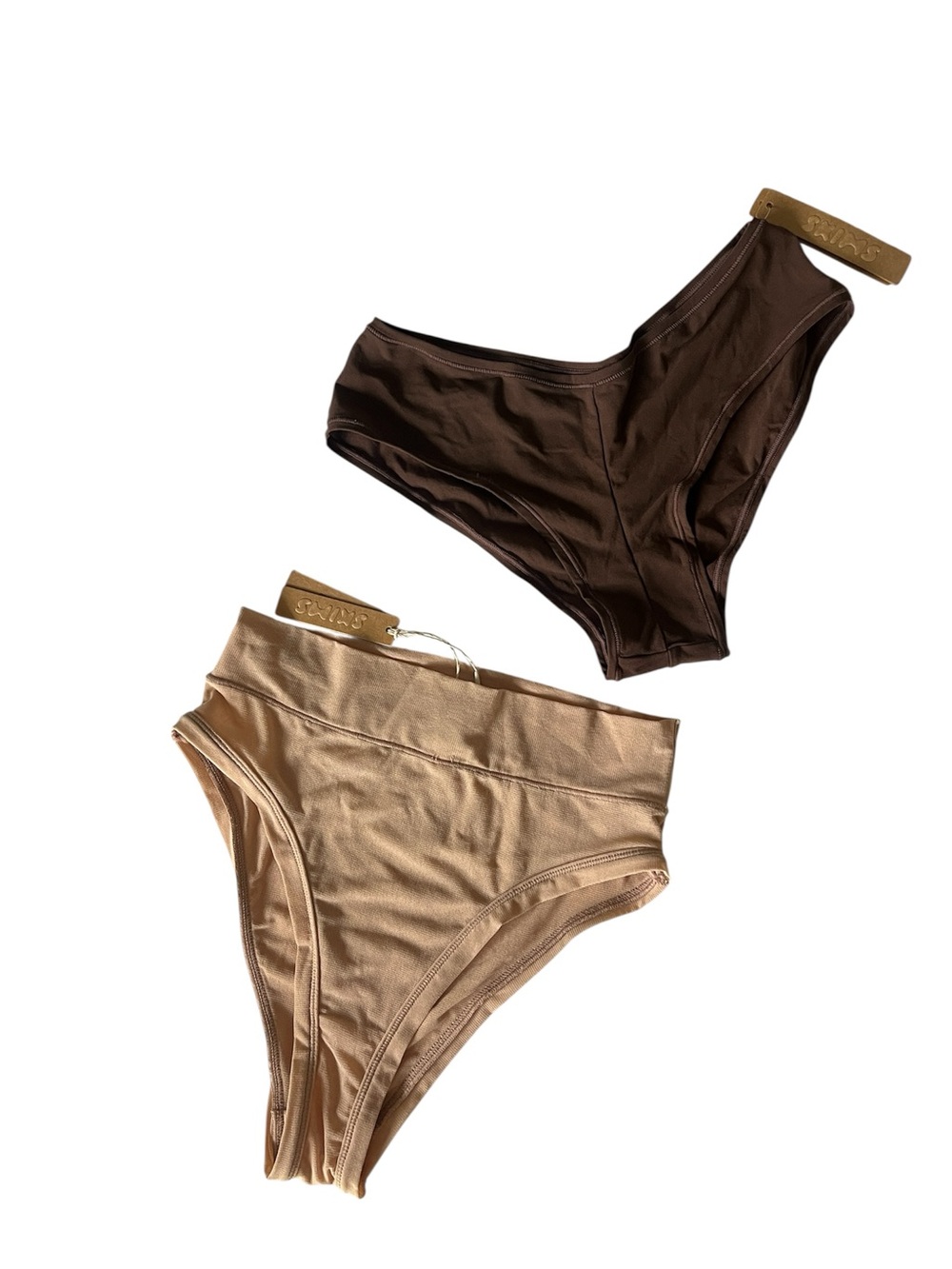 SKIMS Bundle Fits Everybody Brief & High Waisted Mesh Cheeky Brief Size S NWT